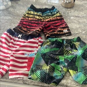 Colorful Kids bathing suit Shorts Set